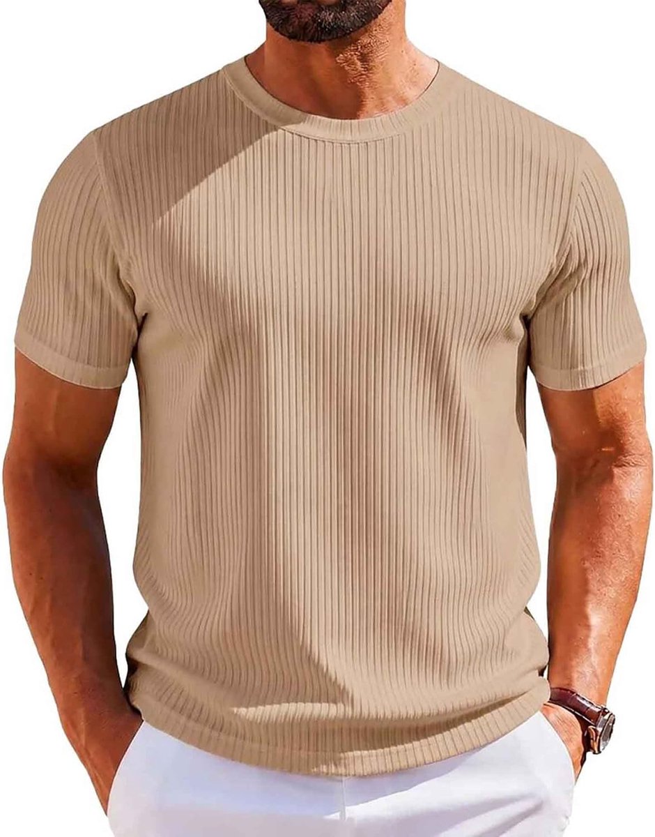 T-shirts korte mouwen sneldrogend T-shirt casual T-shirt zomer licht T-shirt casual effen basic fitness kantoor strand werk
