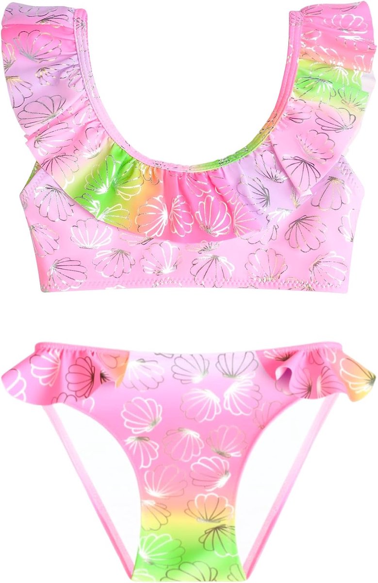 Zwempak, tweedelig bikinisetje, tankinisetjes, zwempak voor meisjes van 2-14 jaar