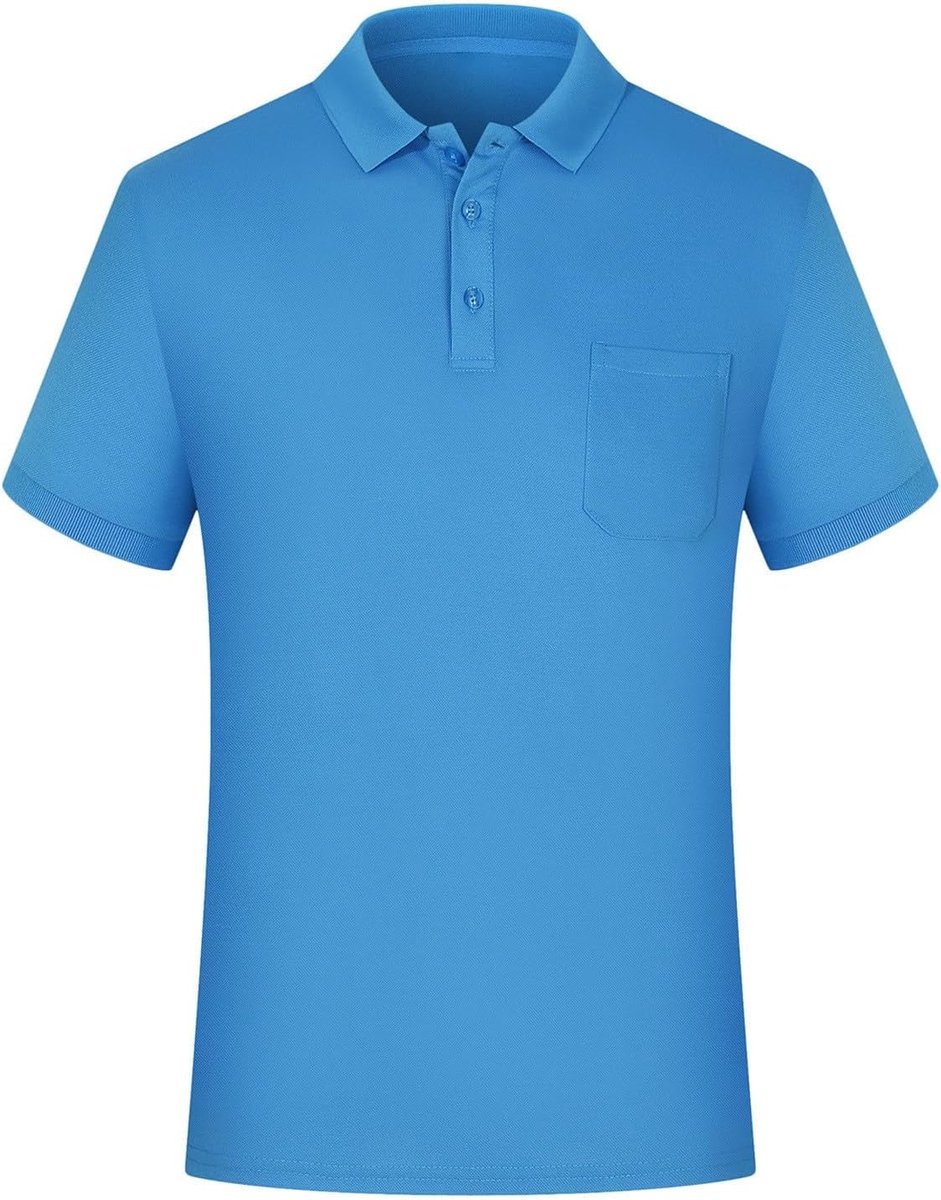Overhemden voor heren, overhemd met korte mouwen, casual zomerhemd voor dames met zak