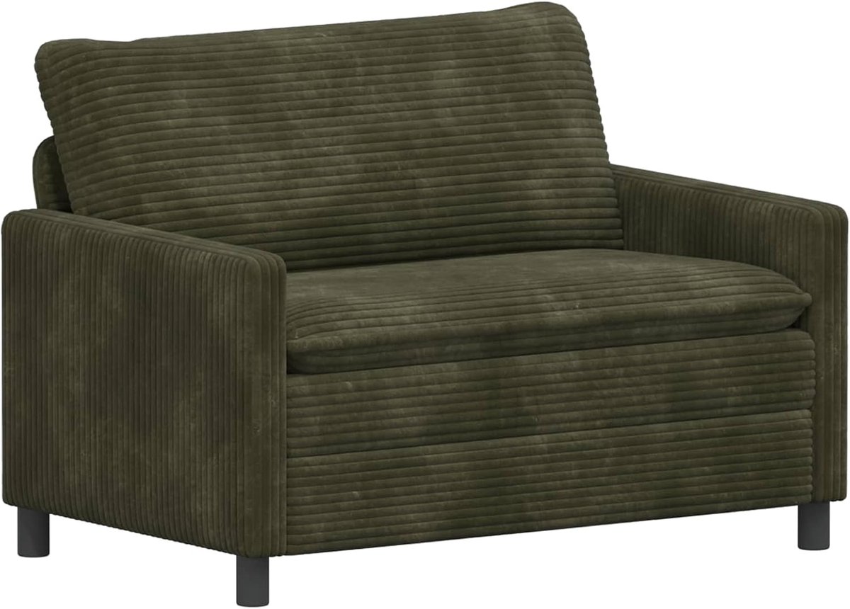 Groen, polyester, 126 x 81 x 87,5 cm, modern, rechthoekig