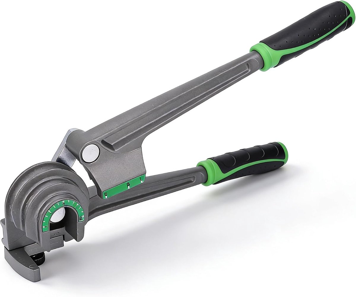 3-in-1 Buisbuiger, 180 Graden 1/4 3/8 1/2 Inch Koperen Pijpbuiger, OD Koperen Aluminium Buisbuiger voor HVAC-koelingreparatie
