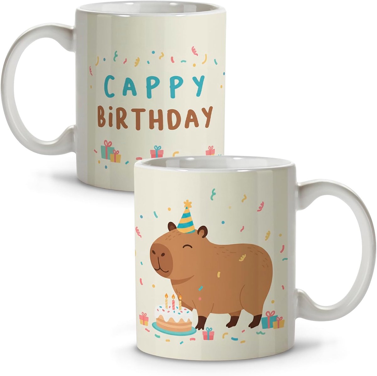 Mokken, capibara, ontbijtkopjes, originele cadeaus voor dames en heren, originele vrienden, details collega's, mok, cadeau, vriendin, verjaardag, cadeau voor dames