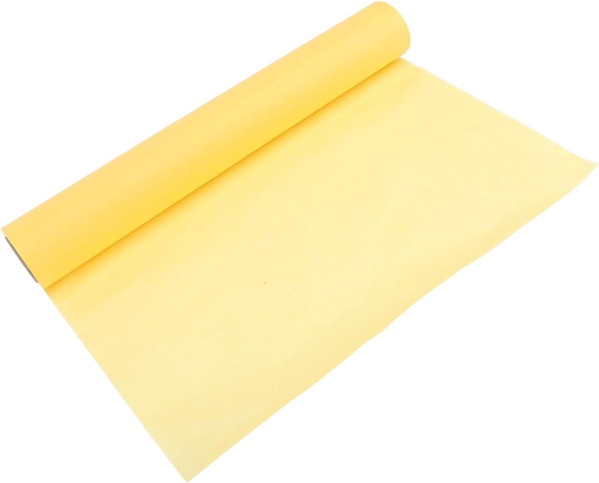 Translucent Geel Tracing Paper voor Tekenen, Schetsen en Naaiwerk - 23m Snijbaar Calqueerpapier