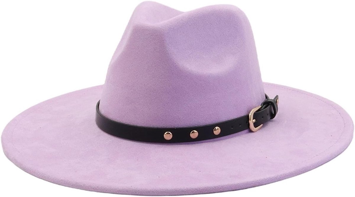 Fedora-hoed voor dames en heren met brede rand, jazz-stijl, etnisch design, platte modieuze uniseks hoofddeksel voor ontspannen vrijetijdslooks, het hele jaar door draagbaar