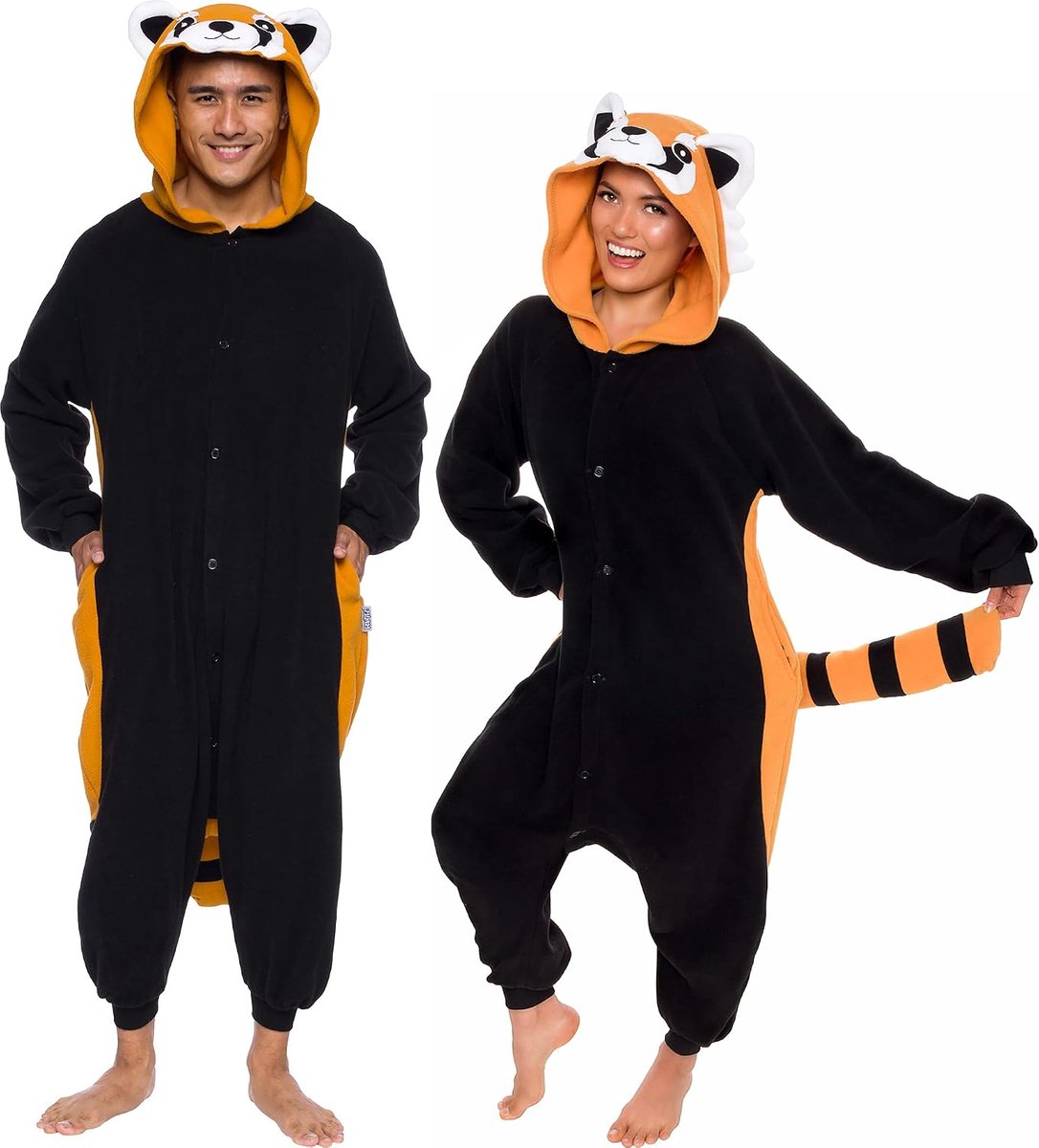 Adult Onesie Halloween Costume - Animal and Sea Creature - Plush One Piece Cosplay Suit for Adults, Men and Women