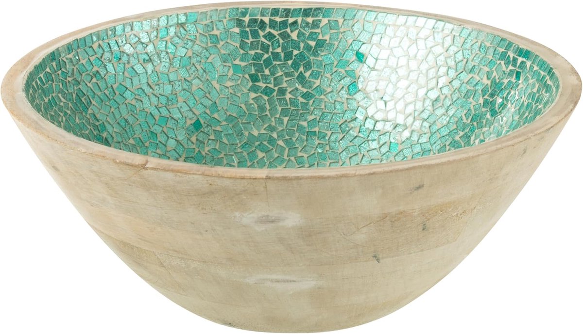 Mozaïek mango-hout groen large