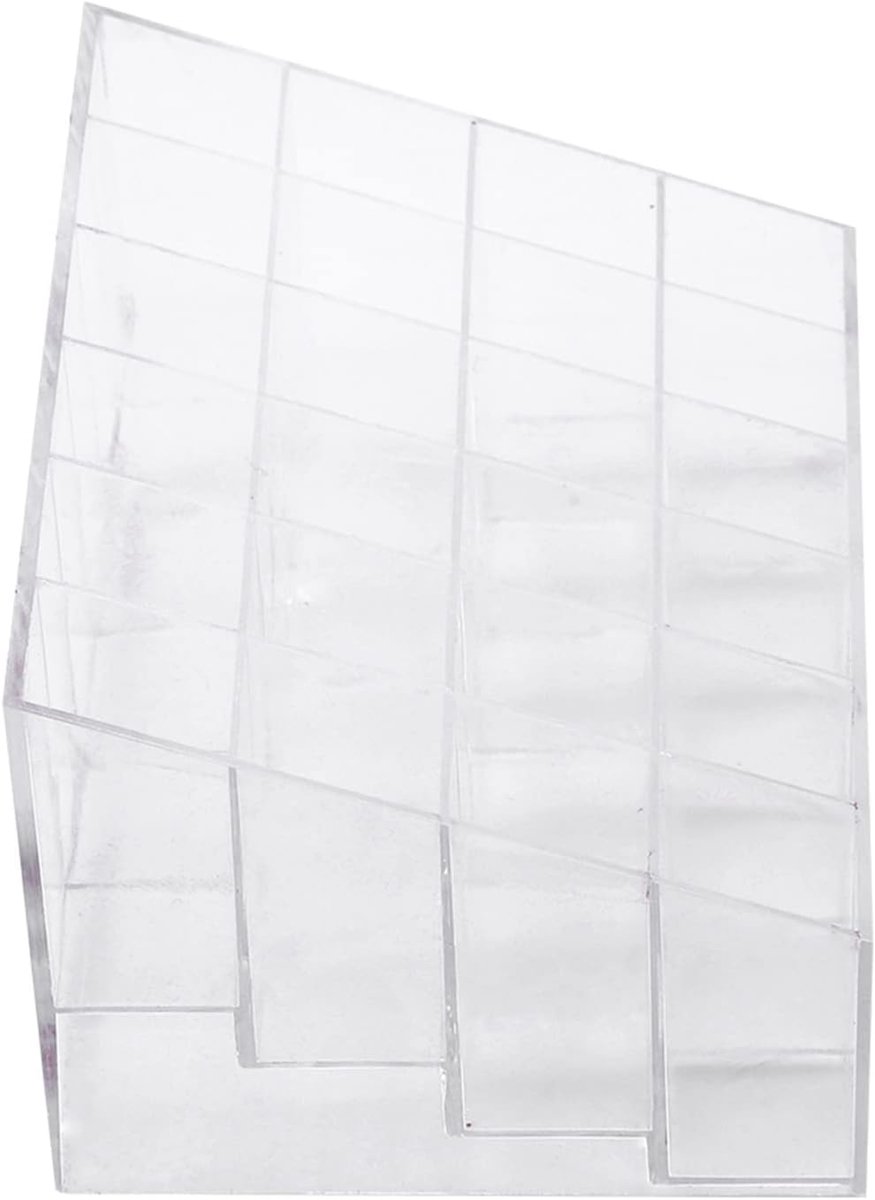 Nagellak Make-up Opbergdoos Lippenstift Houder Organisator 24-grid Display Stand Transparant voor Cosmetica Winkel Premium Plastic
