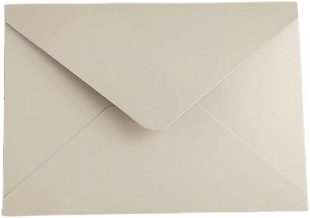 Envelop voor bruiloftsuitnodiging, champagne, 250 g/m², 25 stuks (champagne)