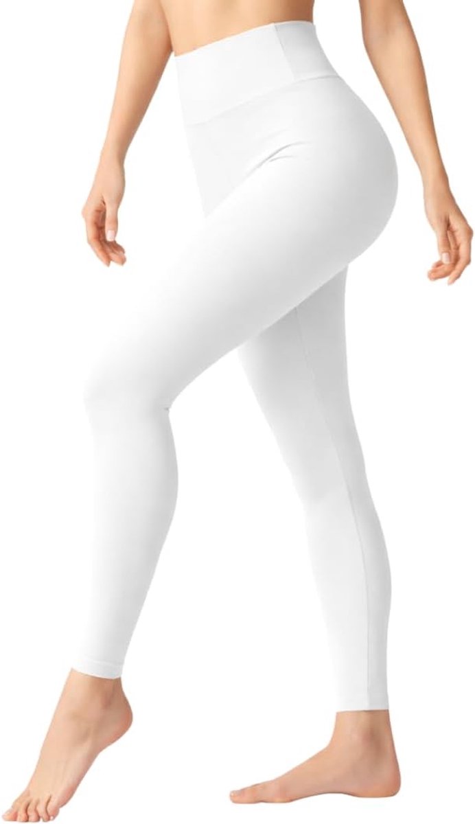Legging Dames Hoge Taille – Zachte en Rekbare Sportlegging voor Yoga, Fitness en Dagelijks Gebruik