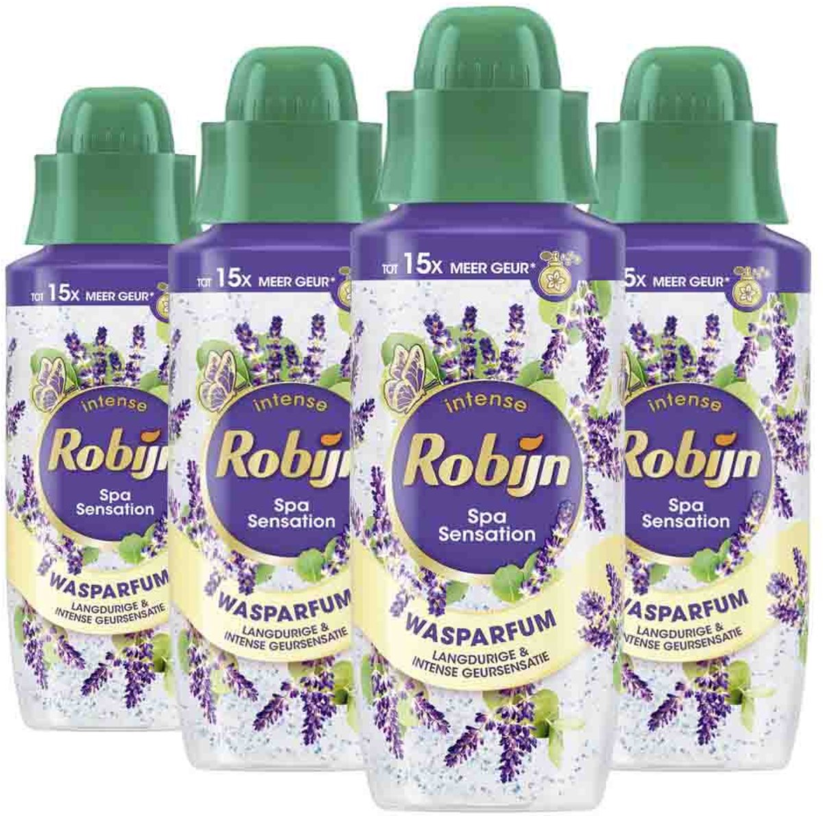 Robijn - Wasparfum Spa Sensation - 4 x 324 ml - Voordeelverpakking