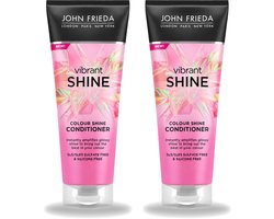 John Frieda 2 x – Conditioner – Vibrant Shine Colour – Glansversterkend – 250 ml - - 2 - 2 stuks