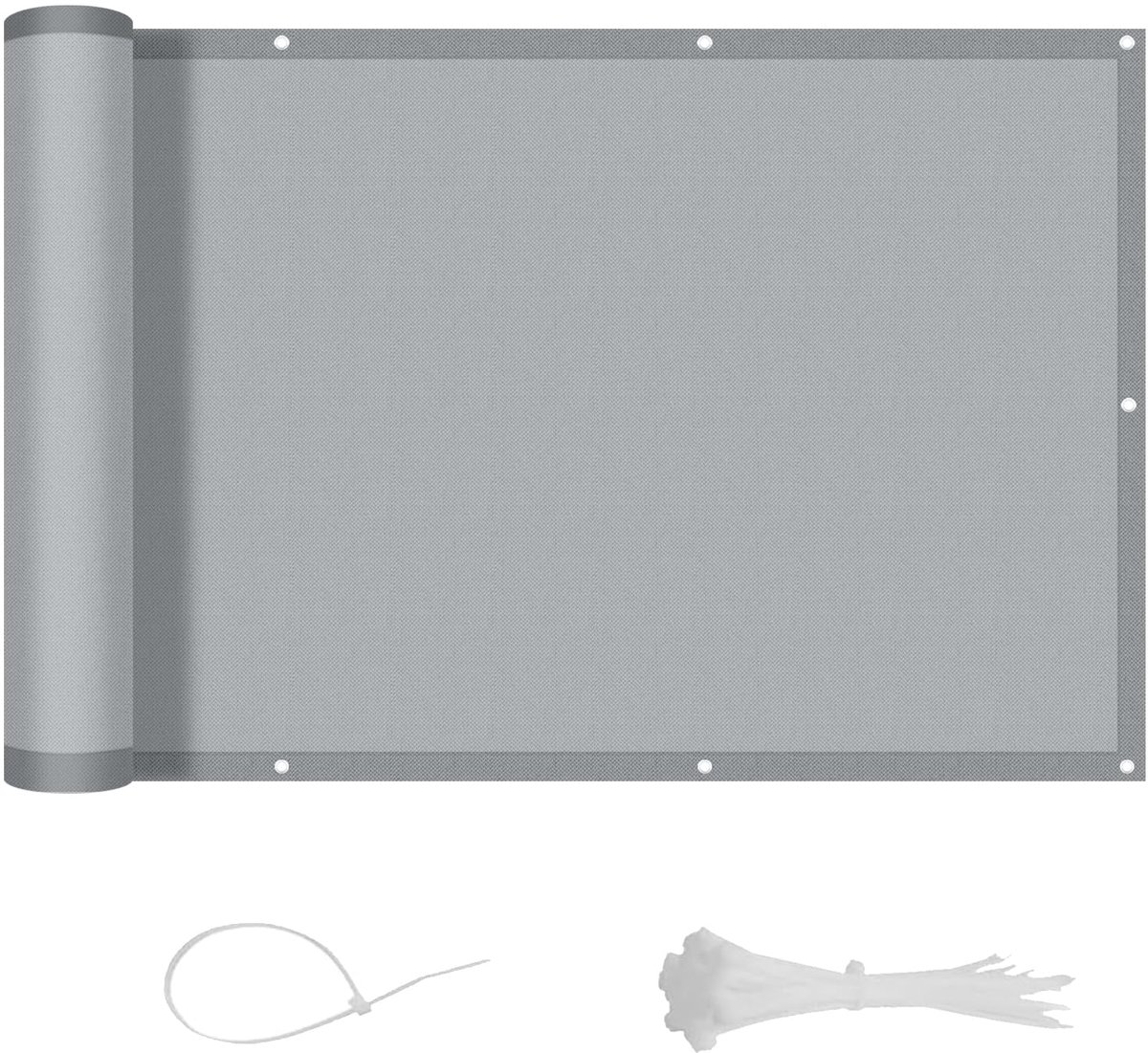 LOVE STORY Balkon Privacy Scherm 0.9x8m - Waterdicht Balkonhek Afdekking (PES), Scheidings- en Beschermende Schermen - ShopVlot