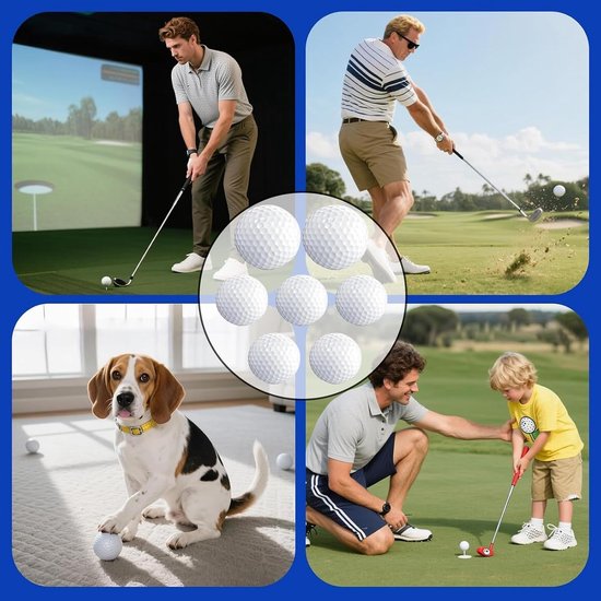 Golfballen 42 mm - Wit - Controle en nauwkeurigheid - Ideaal voor trainingen - ShopVlot — afbeelding 4