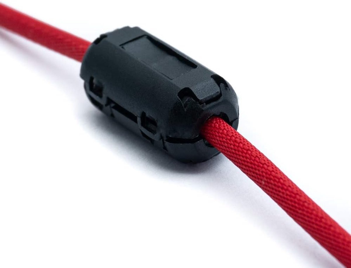 Ferrietkern 7 mm Ø - Vouwbare ferrietringkern - Vermindert elektromagnetische straling - Verbetert kabelkwaliteit - ShopVlot