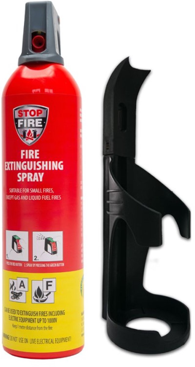 IWH REINOLD MAX brandblusspray STOP FIRE, 3 sprays 750 ml, 3 houders