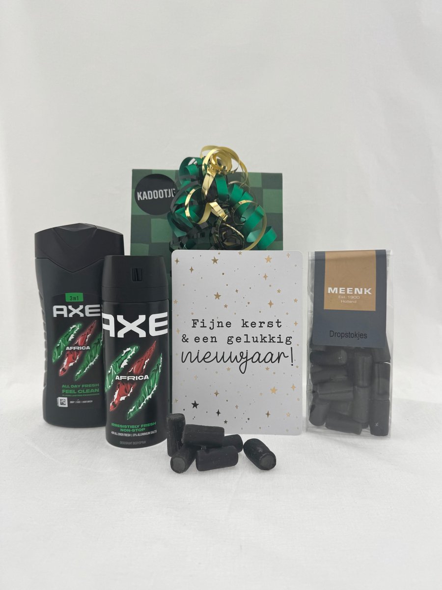 Kerst •Cadeaupakket Heren• Axe Africa - Cadeau voor Mannen - Perfect Gifts