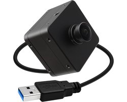 Svpro USB 3.0 Global Shutter Camera, 1200P 120 fps, 720P 200 fps webcam met metalen behuizing voor 3D-scannen, VR/AR - ShopVlot