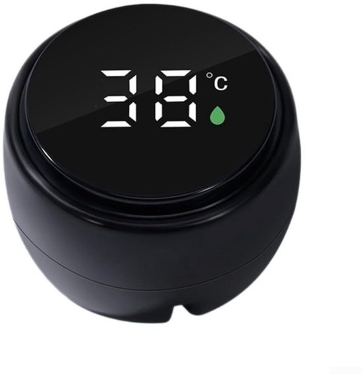Digitale badthermometer - Watermeter voor baby - Veilig baden - Hoge sensornauwkeurigheid - Diameter 38 mm - Zwart