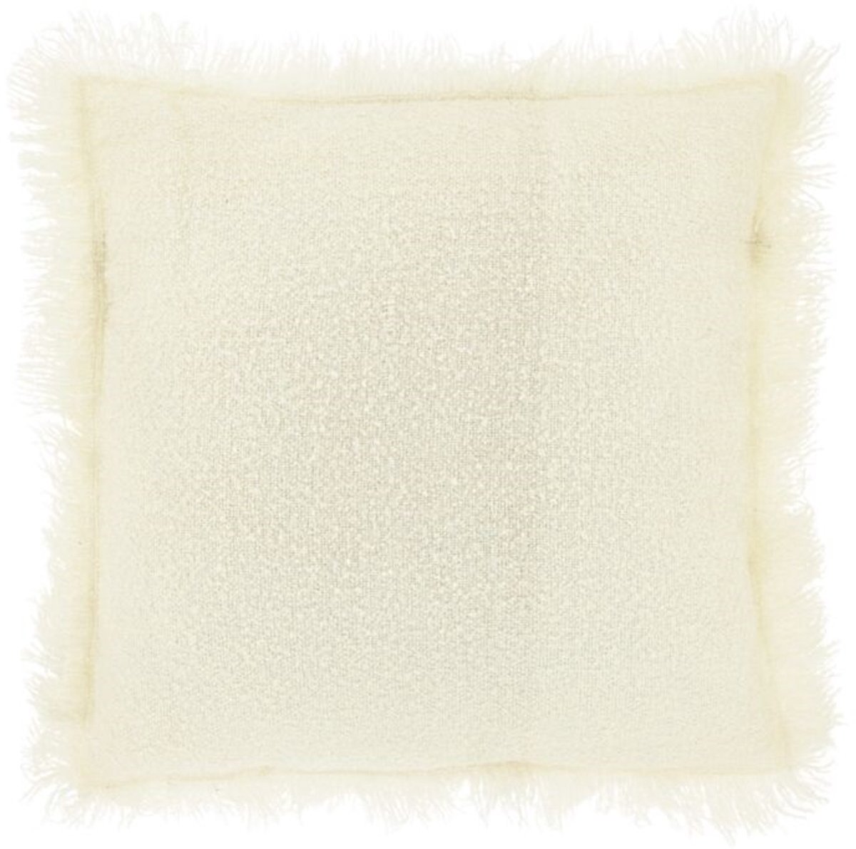 Unique Living Sierkussen Lauren - Dove White - 45x45cm Wit