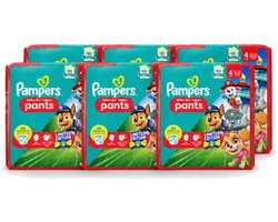 6 x Pampers – Luierbroekjes – Baby Dry Pants Paw Patrol Maat 4 – 25 Luiers - Voordeelverpakking - 6 stuks