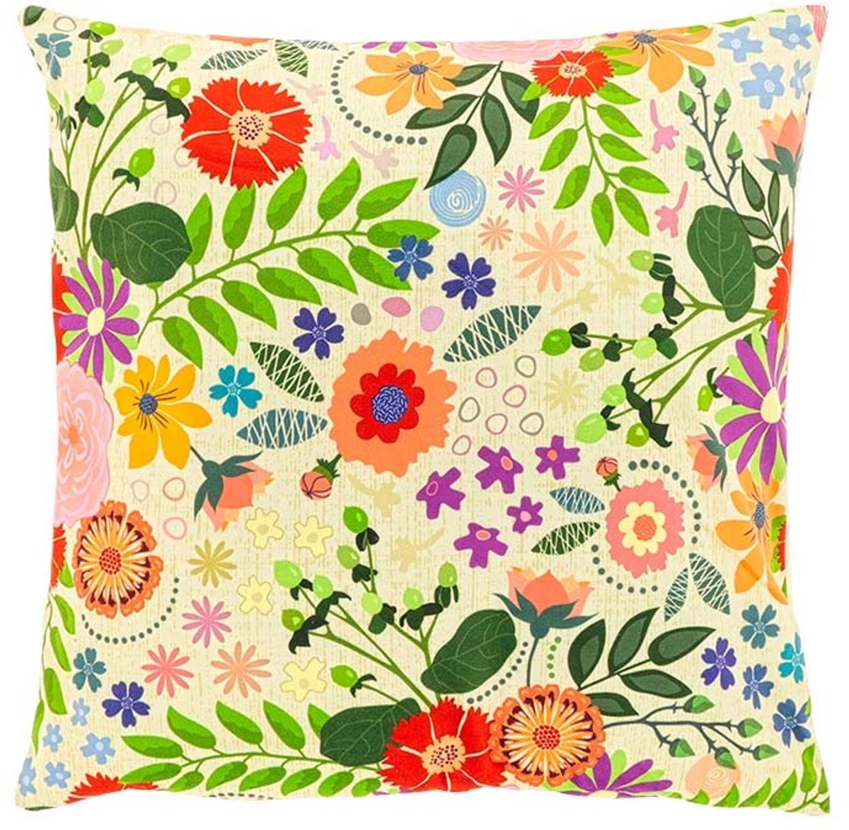 Unique Living Sierkussen Fabia - Dessin 4 - 45x45cm Multikleur