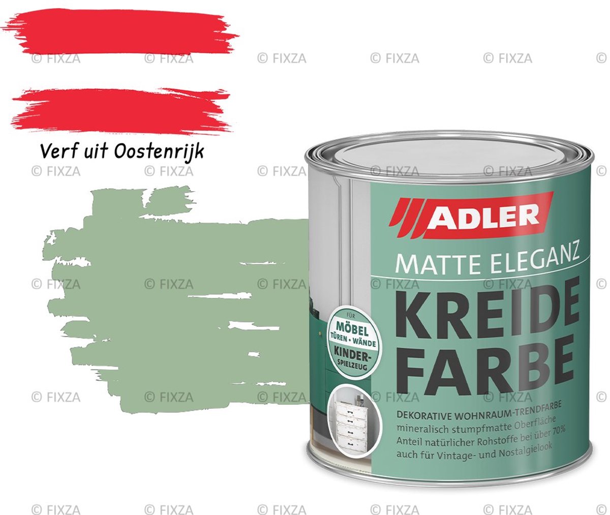 ADLER Vivido Krijtverf – Parel-hagedis – Duurzame matte verf voor hout, meubels, deuren, metaal en kunststof – 750 ml