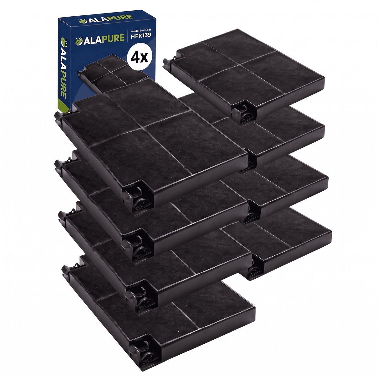 4x 139 Koolstoffilter voor MCFE16 / 9029800621 / EFF55 / 92X3413 / 1120016758