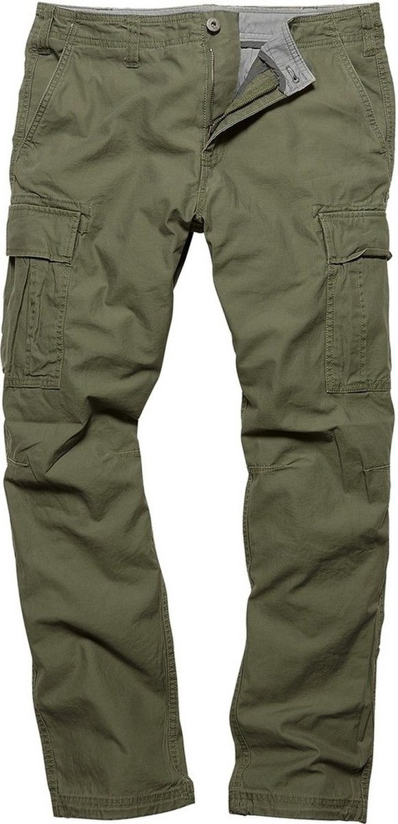 Vintage Industries Milit-cargo-broek Reydon Bdu Premium Pants Sage Groen