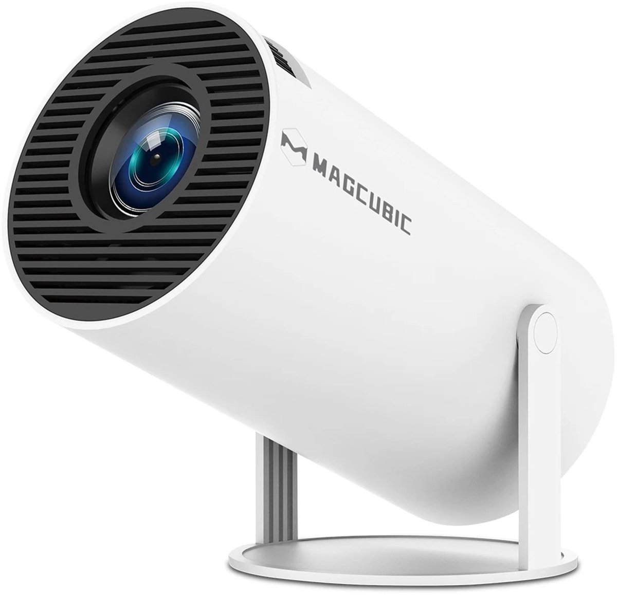 Mosh Stories Mini Beamer – Android 14 – 290 ANSI Lumen – 720P – 180° Draaibaar – WiFi 6 – Bluetooth 5.4 – 8K Video-ondersteuning