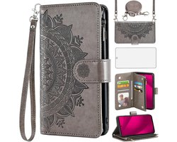 Asuwish Mobile Phone Case for Telekom T Phone 2 Pro 5G/T-Mobile Revl 7 Pro, Case with Strap and Film, Protective Film - ShopVlot