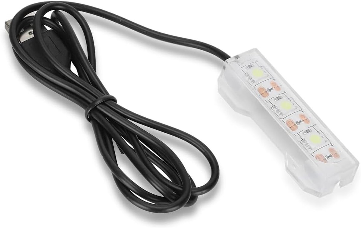 Small Aquarium Light, LED Ultra Bright Aquarium Light Underwater Decorations Desktop Daily Lighting for Freshwater - ShopVlot