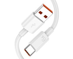ACOCOBUY 6A USB C Charging Cable SuperCharge for Honor X6b, 1m 100W Type C Cable Fast Charging, USB A to USB C Data - ShopVlot
