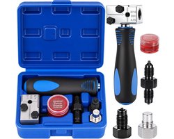 Brake Line Flare Set voor 4.75 mm / 3/16 inch, Flare Tool voor DIN Double Flares, Universele Remleiding Reparatieset voor Koper, Nikkel en Staal, Auto Remsystemen en Onderhoud
