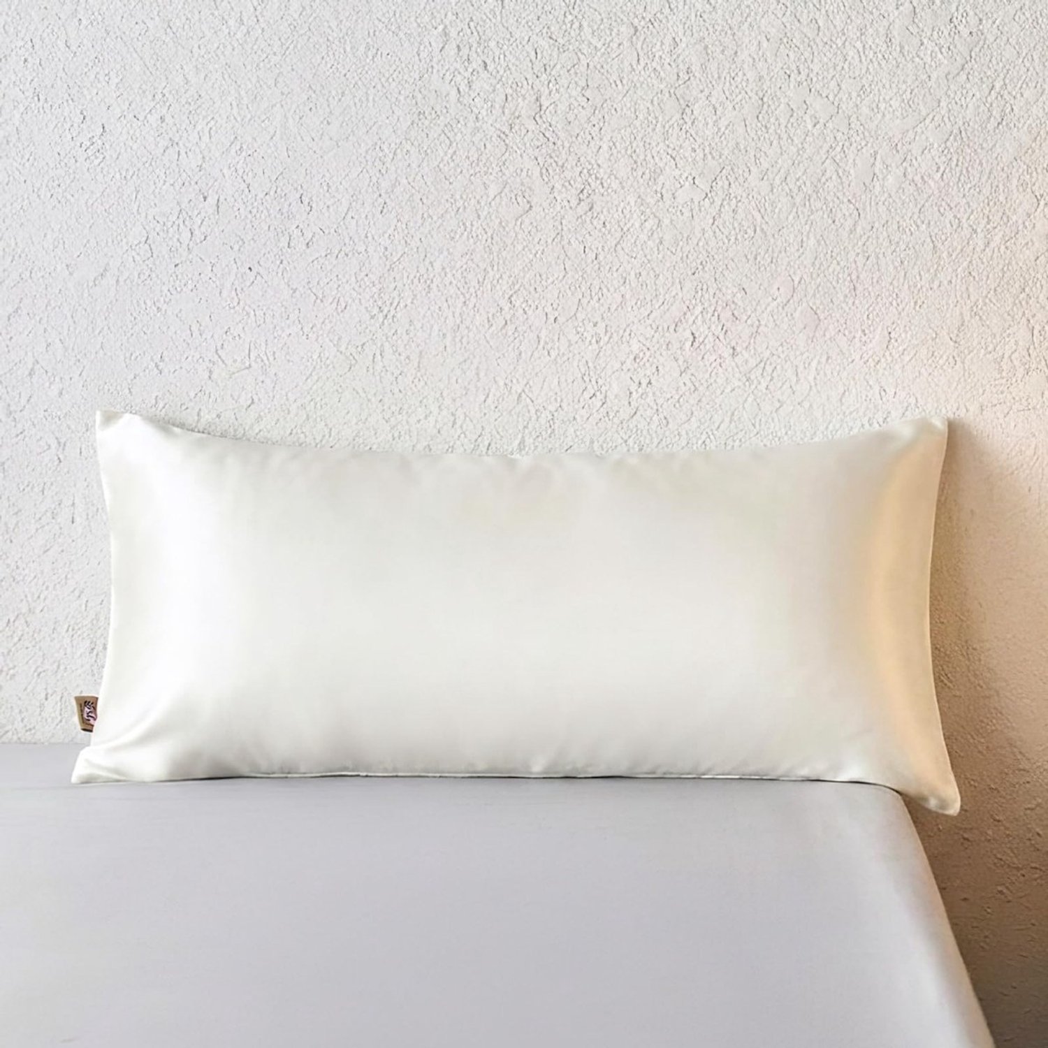 Duraxl Kussensloop - Egyptisch katoen - Mako satijn - Natuurlijk wit - 40 x 80 cm