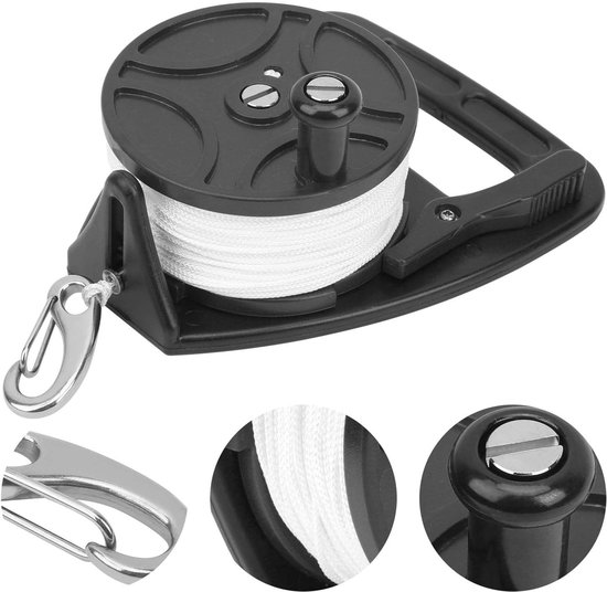 Diving Reel van 83m voor Duikers, Multifunctioneel en Draagbaar met Handgreep en Bevestiging, Perfect voor Onderwateravonturen — afbeelding 2
