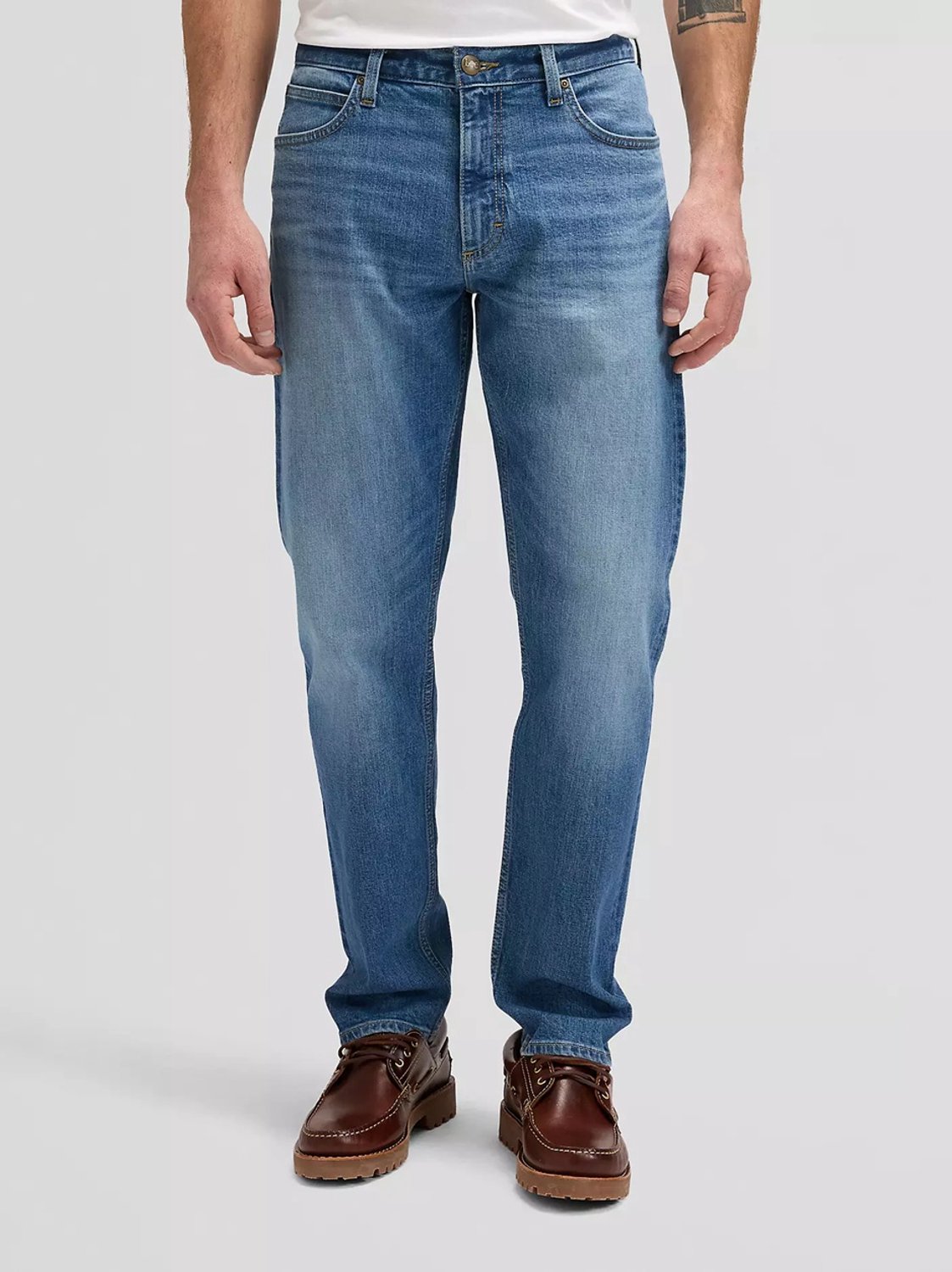 Lee David Regular Tapered Force W34 X L30 Blauw