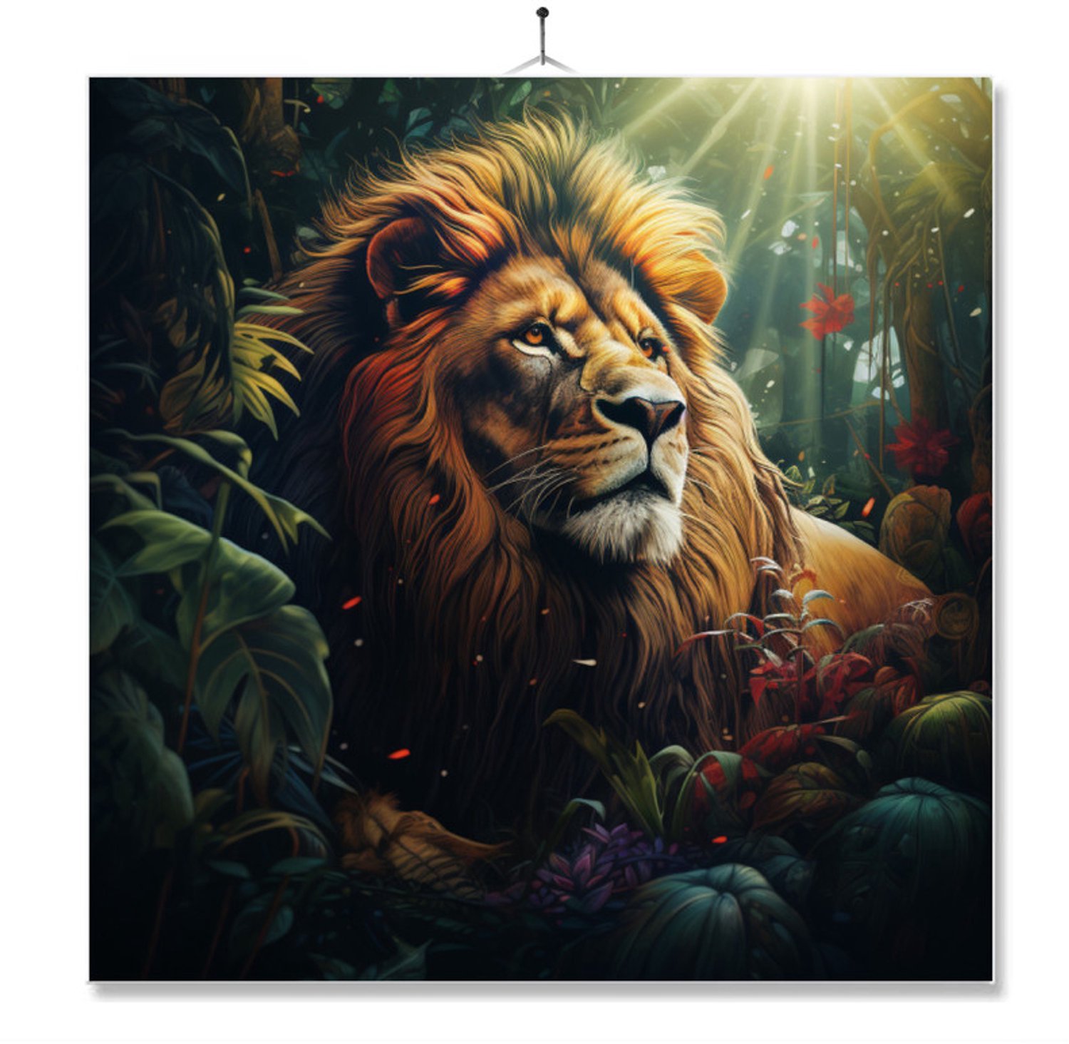 MC Living Tegel Met Opdruk | Geschenk | Dieren | Leeuw Ontwerp 3