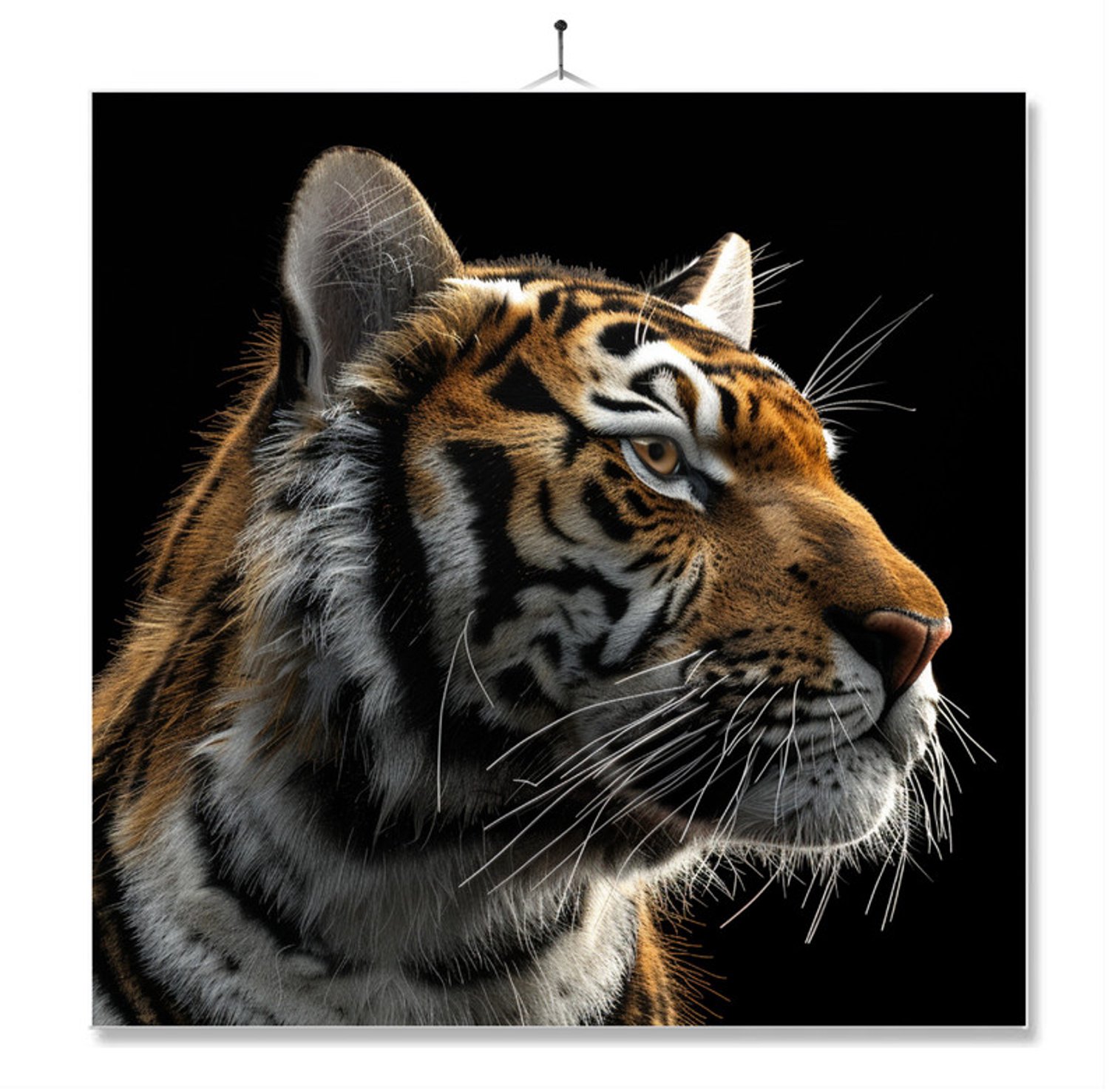 MC Living Tegel Met Opdruk | Geschenk | Dier | Closeup | Tijger Ontwerp 1