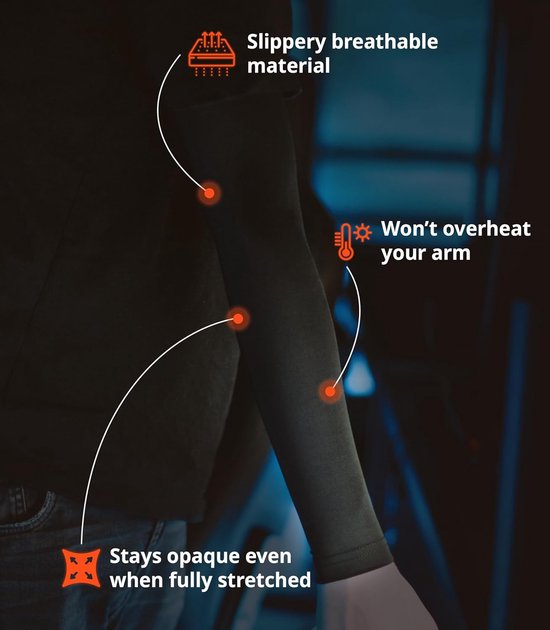 Gaming-armband voor pc-sport, open handschoen met duimopening — afbeelding 5