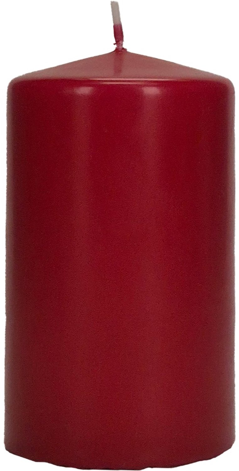 Wenzel Classic stompkaars haardrood Ø 100 mm, hoogte 200 mm