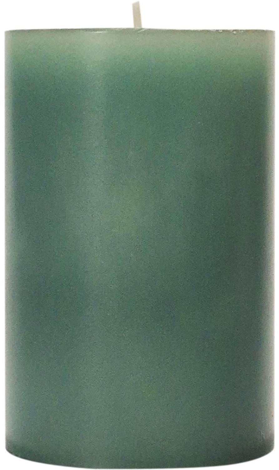 Wenzel Trend Safe Candle stompkaars smaragdgroen Ø 80 mm, hoogte 80 mm