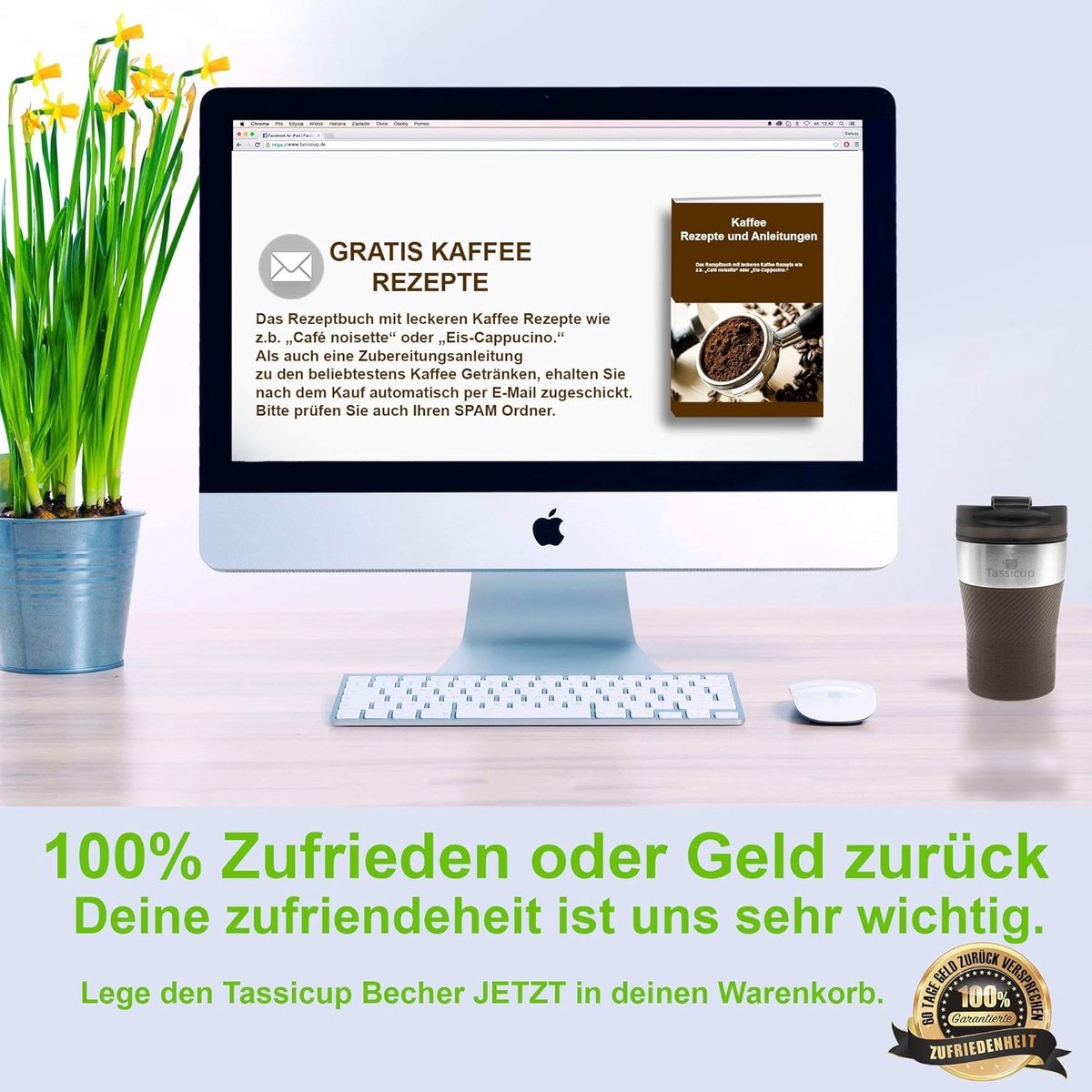 Thermosbeker - Bruin - 250 ml - Roestvrij Staal met Siliconen Coating - Voor Koffie en Thee