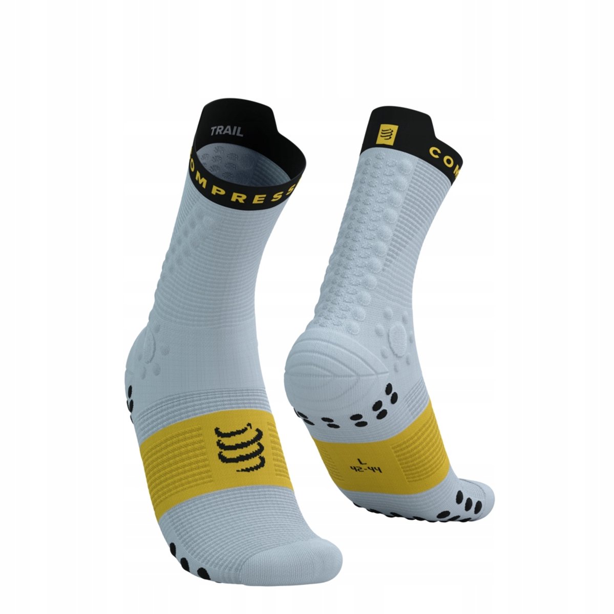 Compressport Pro Racing Socks V4 Trail Sokken Grijs
