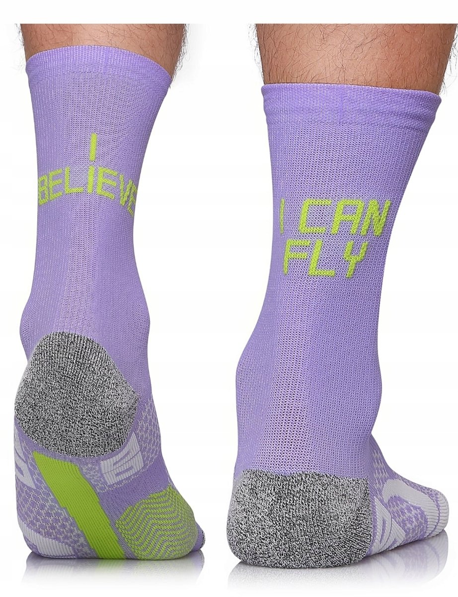 Running Raid Long Sokken Ademend Comfortabel Paars