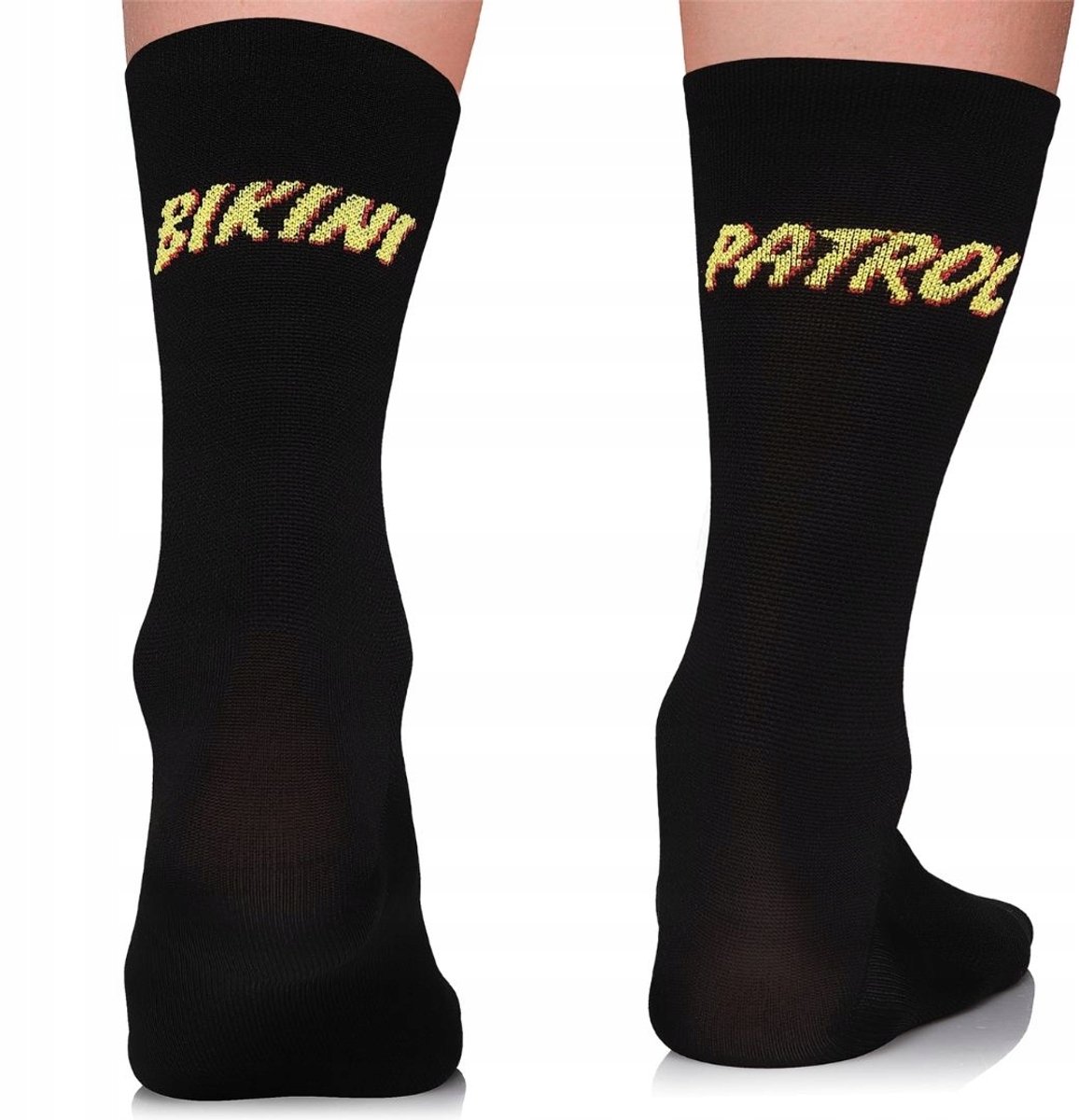 Todo Cycling Pro Fiets sokken Bikini Patrol aangepast Zwart