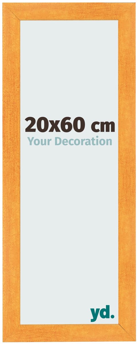 yd. Your Decoration - Fotolijst 20x60 cm - MDF - Oranje - Pisa