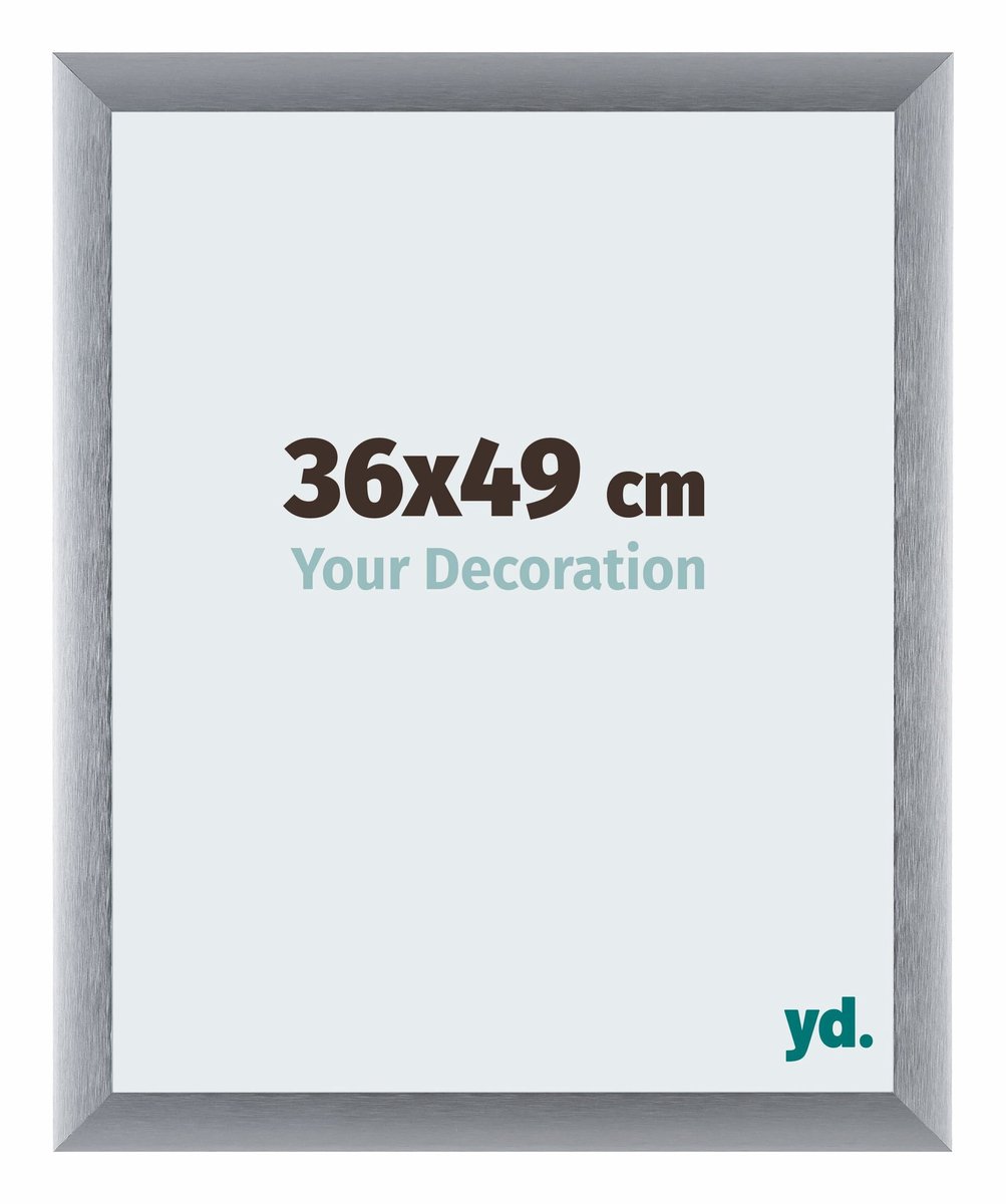 yd. Your Decoration - Fotolijst 36x49 cm - Aluminium - Zilver Geborsteld - Tucson