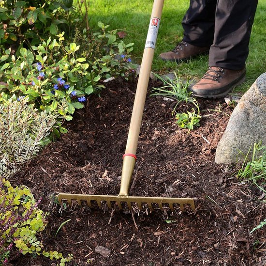 Ideal professionele tuinhark met adapter lange steel 160 cm van Ideal. — afbeelding 2