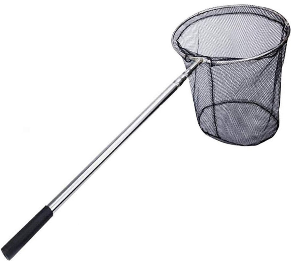 Zolvano® Schepnet Vissen - Landingsnet Vijver - Karper Zeevisnet - Roofvisnet-Zilver
