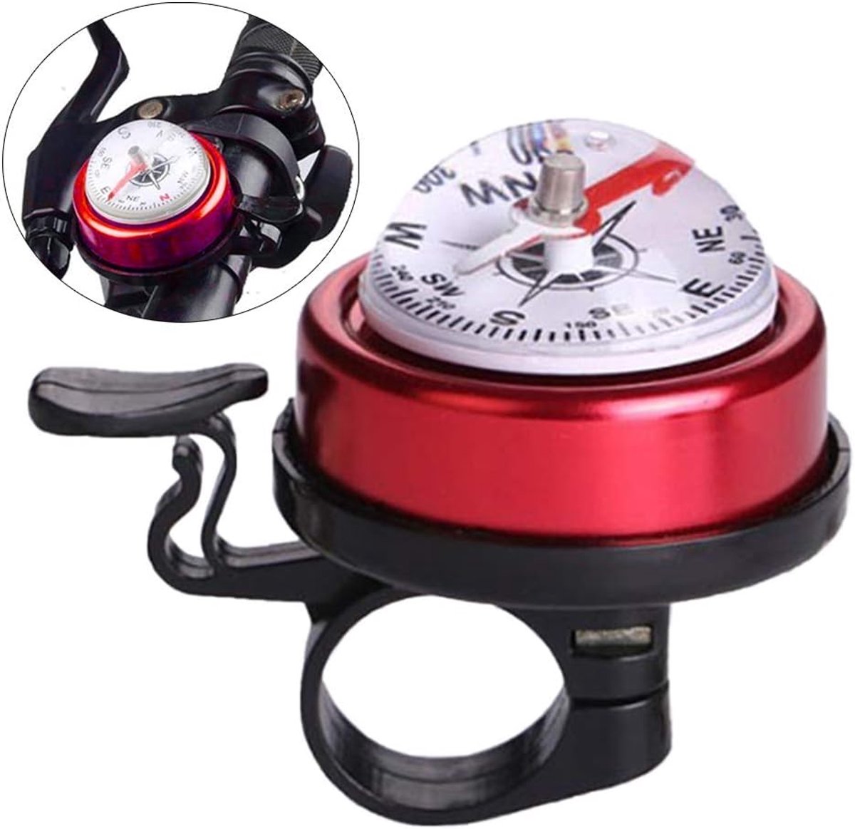 Bell, mountainbike kompas Stuur Bell Alarm Bell Fiets Uitrusting Accessoires